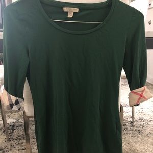 Burberrry 3/4 length sleeve top